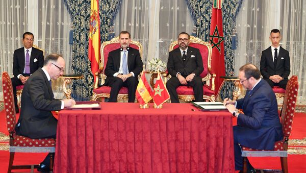 Le roi d’Espagne Felipe VI au Maroc - Sputnik Afrique