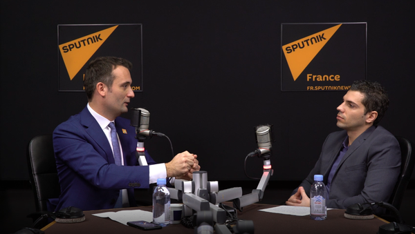Florian Philippot, président des Patriotes - Sputnik Afrique