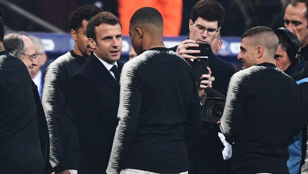 Emmanuel Macron au Stade de France - Sputnik Afrique