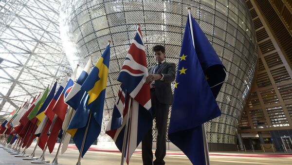 Le bâtiment Europe, siège du Conseil de l'UE, à Bruxelles - Sputnik Afrique