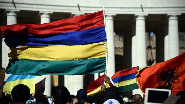 Le drapeau de la République de Maurice - Sputnik Afrique
